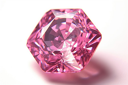 切面粉红色的水晶设计图片