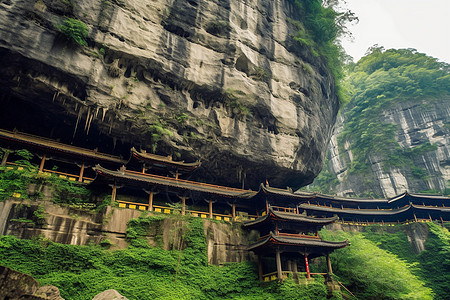 自然山崖岩石悬崖图片