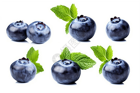 水果蓝莓背景