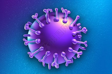 微生物感染病毒背景图片