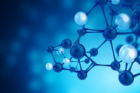医学化学分子结构背景图片