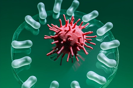 细胞病毒细菌背景图片