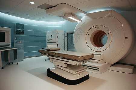 Ct机器医院内部的ct扫描背景