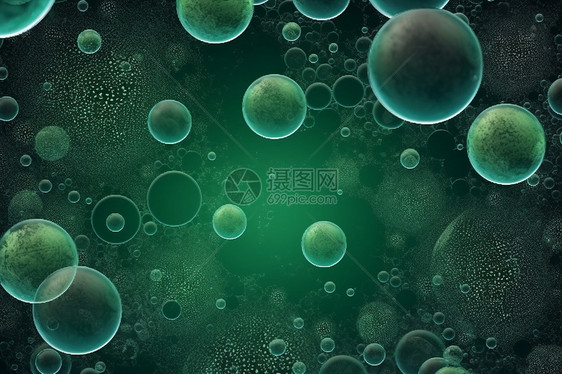 抽象气泡纹理的背景图片