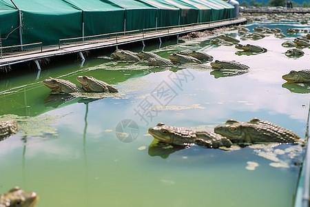 绿色水产养殖场图片
