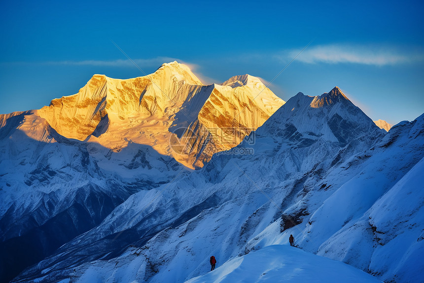 西藏雪山美景图片