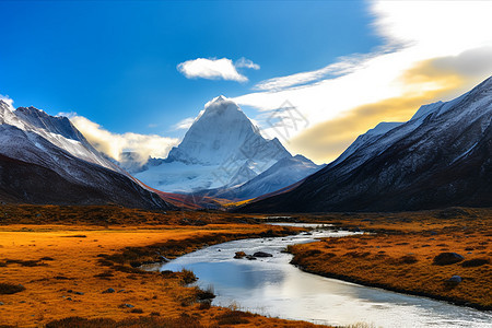 雪山风景图片