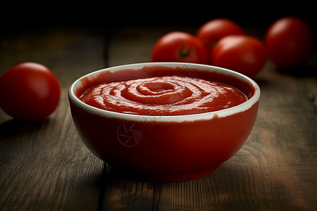 一碗番茄酱图片