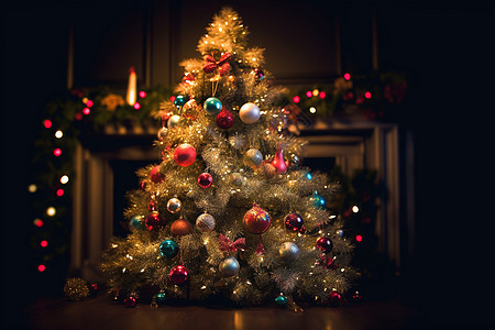 一颗美丽的圣诞树图片