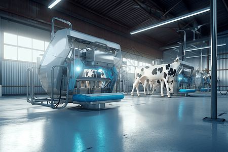 现代化奶牛场图片