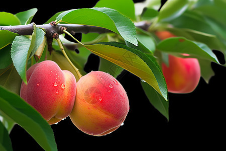 果园里的油桃图片