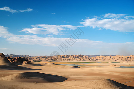 沙漠里的地形图片