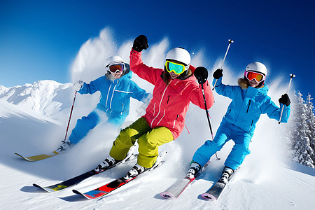 快乐滑雪图片
