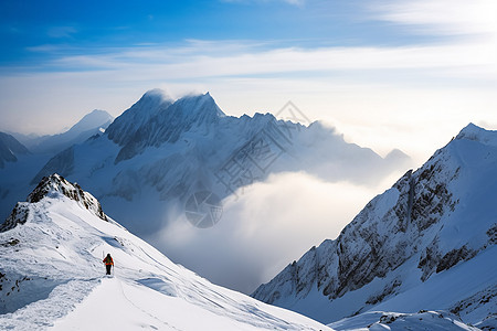 雪山景色图片