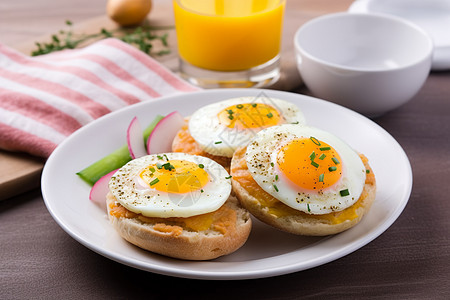 面包鸡蛋营养早餐图片