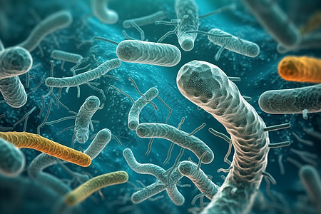 细菌细胞微生物插图设计图片