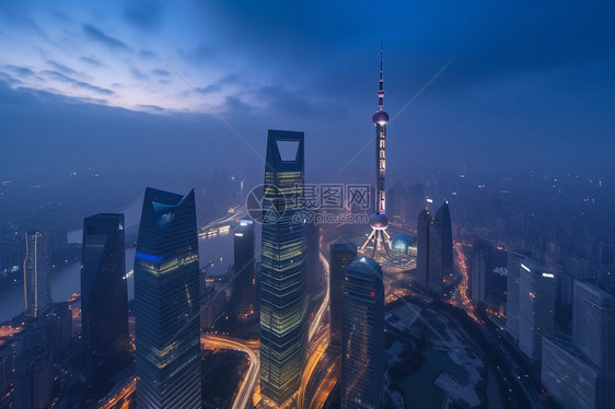 夜晚城市风景图片