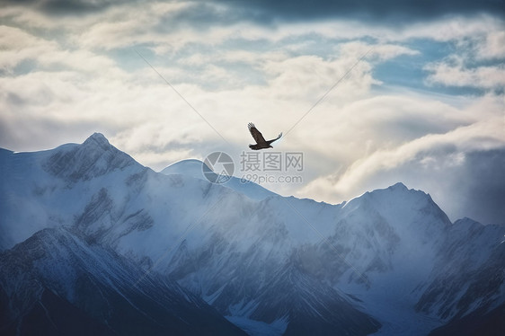 陡峭的山脉图片