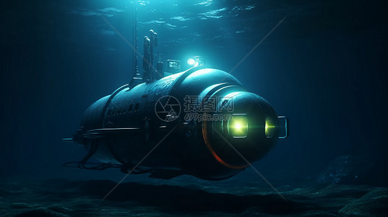 深海潜水艇图片