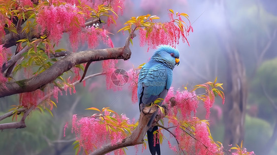美丽的蓝淮鸟图片