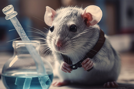 实验室内的实验鼠图片