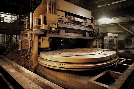 工厂里的大型机械图片