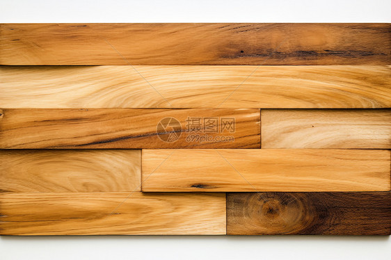 带木纹的建筑木地板图片