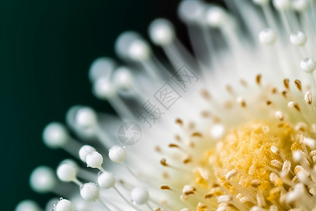白色花粉微距背景图片