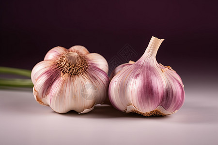 紫色大蒜图片