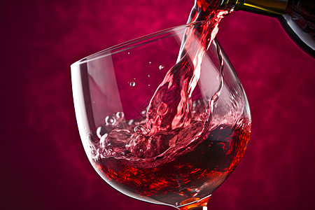 杯子中的葡萄酒精图片