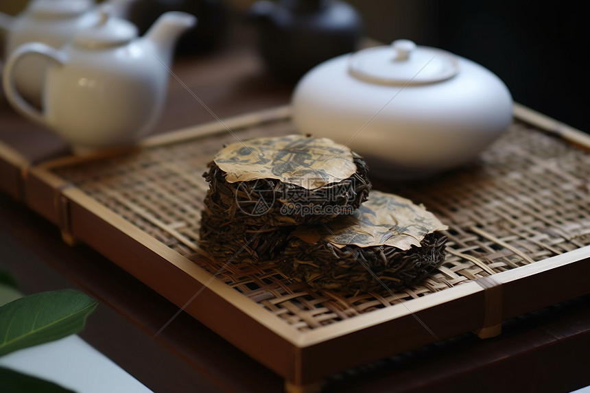 普洱白茶茶饼高清图片下载-正版图片600202489-摄图网