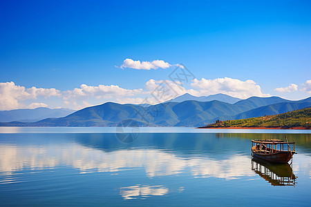 蔚蓝的天空背景图片