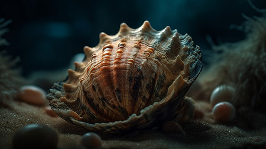 海底的贝壳图片