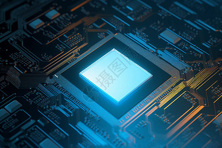 科技的CPU背景图片