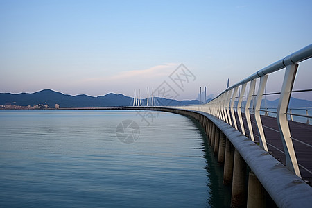 海岸线大桥图片