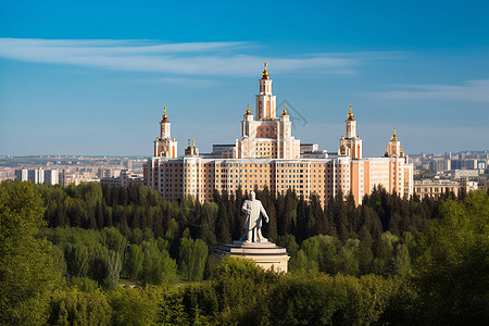 俄罗斯摩天大楼景色图片
