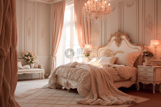 美式的家居卧室图片