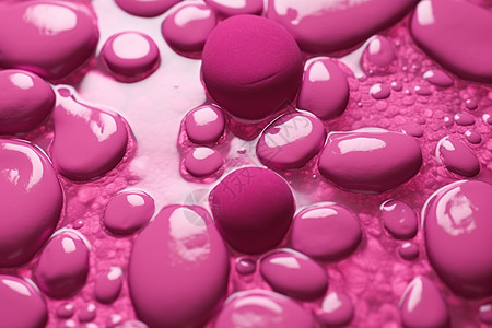 粉红色油卵石结构背景图片