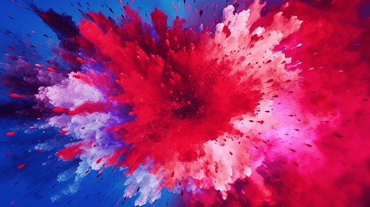 红色素爆炸创意背景图片