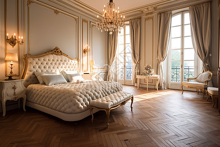 经典优雅的卧室图片