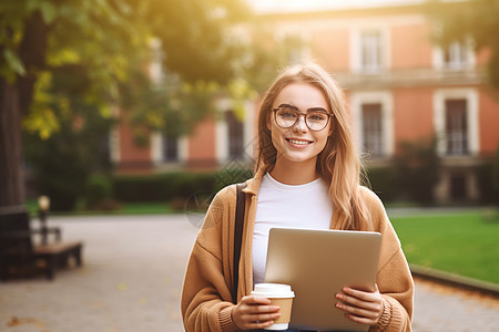 学校里的学生图片