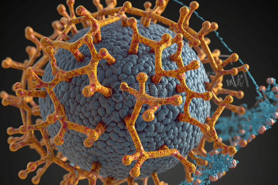 covid病毒实验模型图片