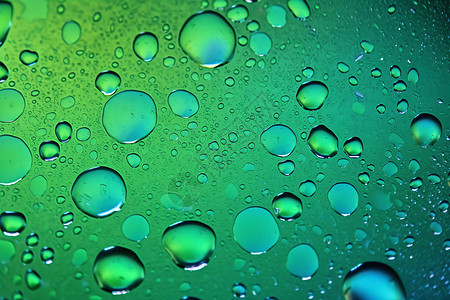 绿色气泡背景图片