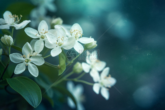 柔和的茉莉花图片