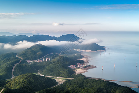 岛屿山脉图片