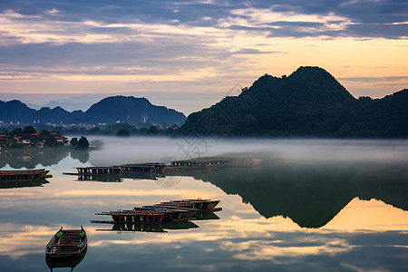 乡村的风景图片