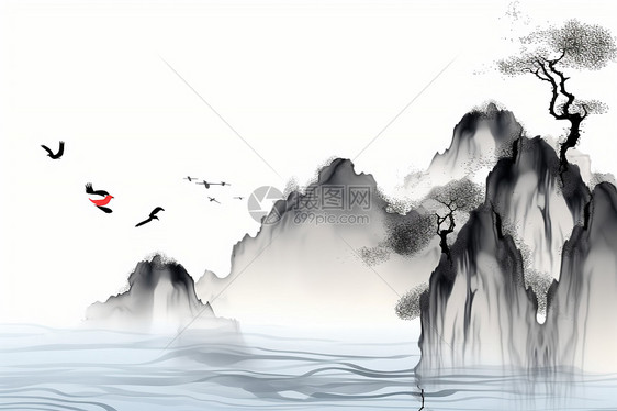 中国风山水风景图片