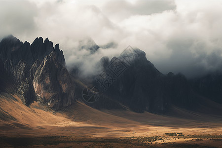 山脉美丽的景色图片