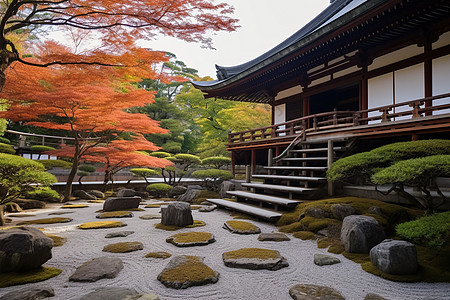 庭院烧烤庭院建筑背景