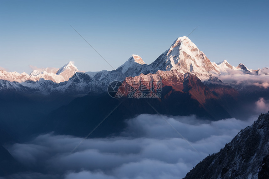 雪山冒险图片